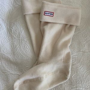 Original Hunter Tall Boot Socks: Hunter White